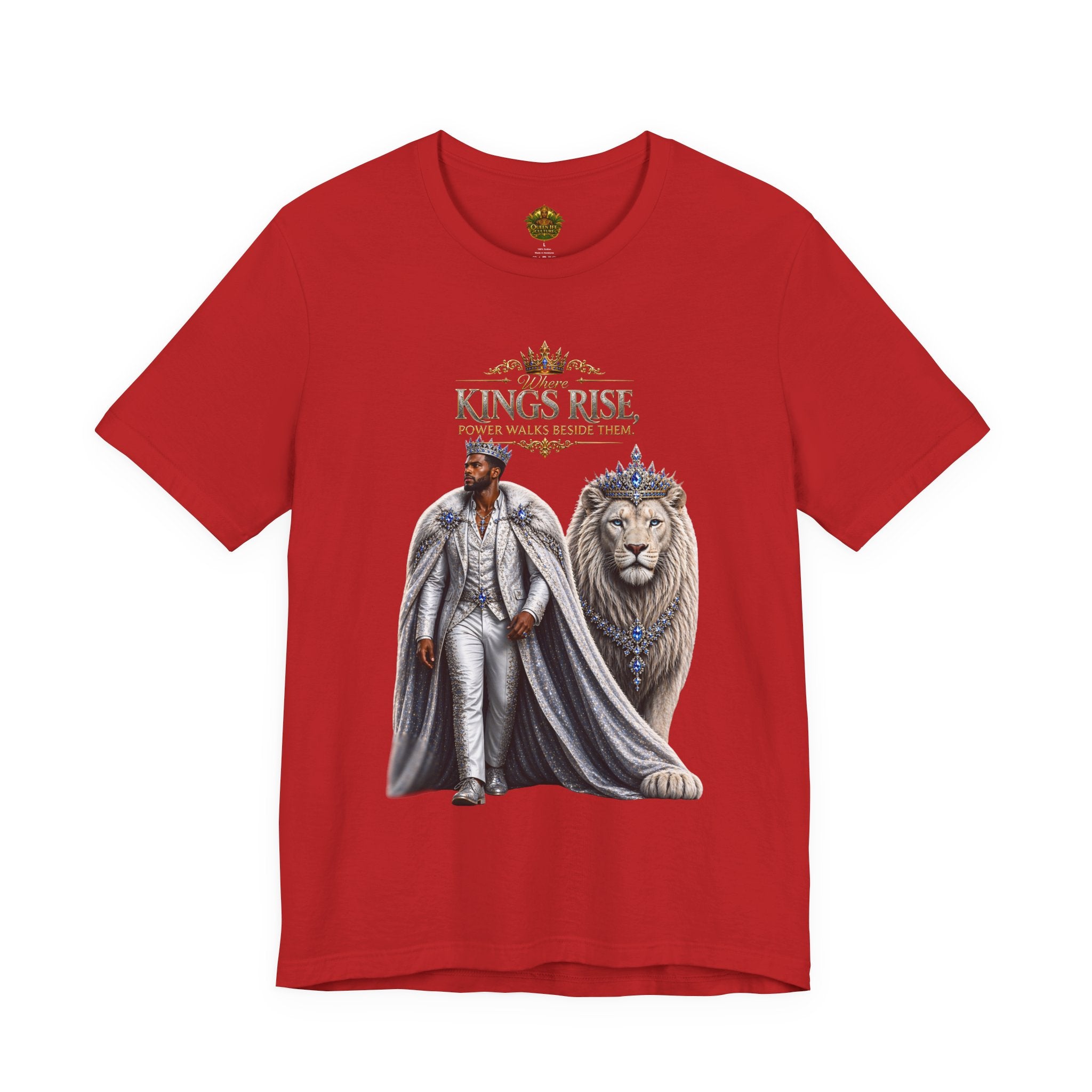 Where Kings Rise Tee – Power Walks Beside Them | Queen Life Culture