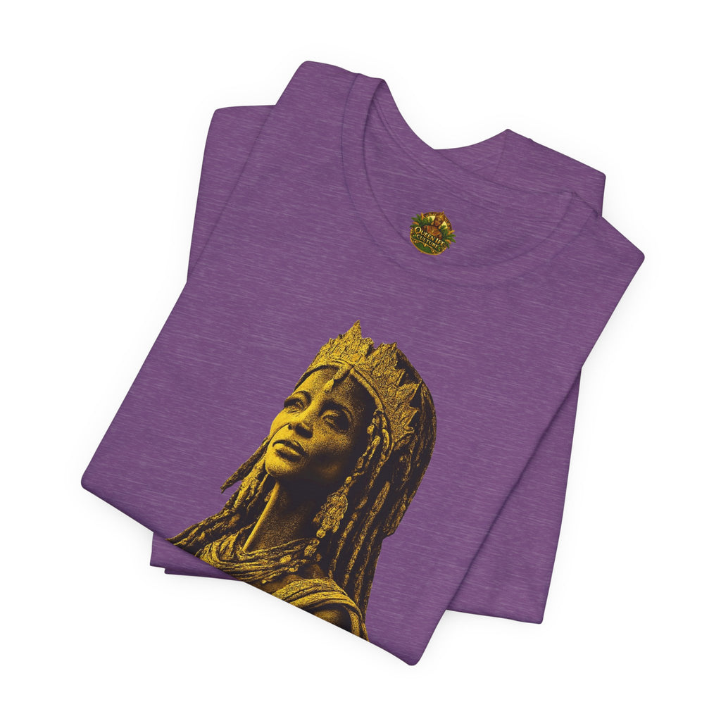 Queen Ife Culture T‑Shirt — 'I Don't Beg for Respect, I Wear It' Royal Graphic Tee