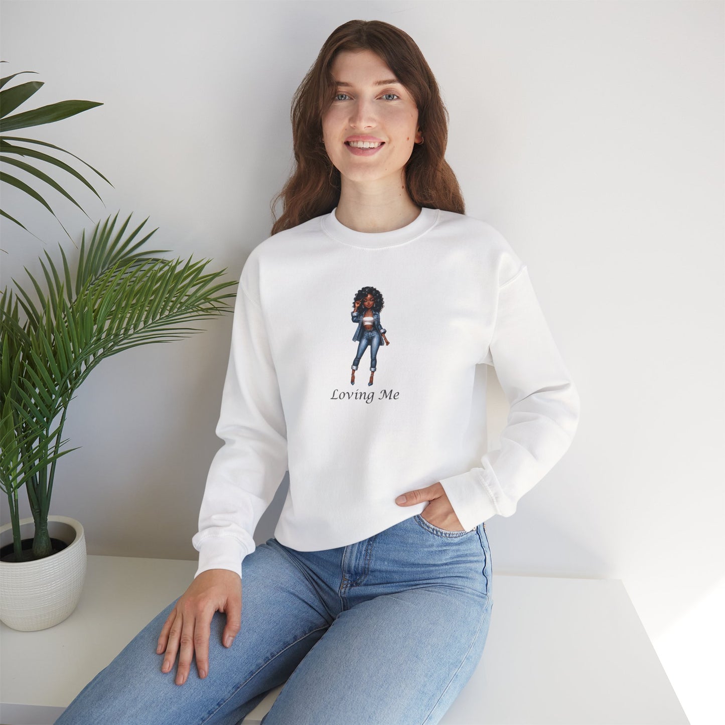 Crewneck Sweatshirt Loving Me