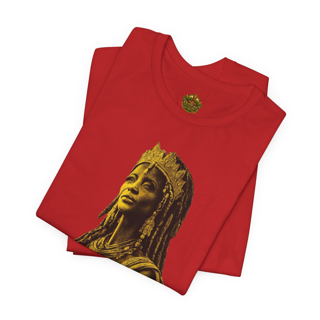 Queen Ife Culture T‑Shirt — 'I Don't Beg for Respect, I Wear It' Royal Graphic Tee