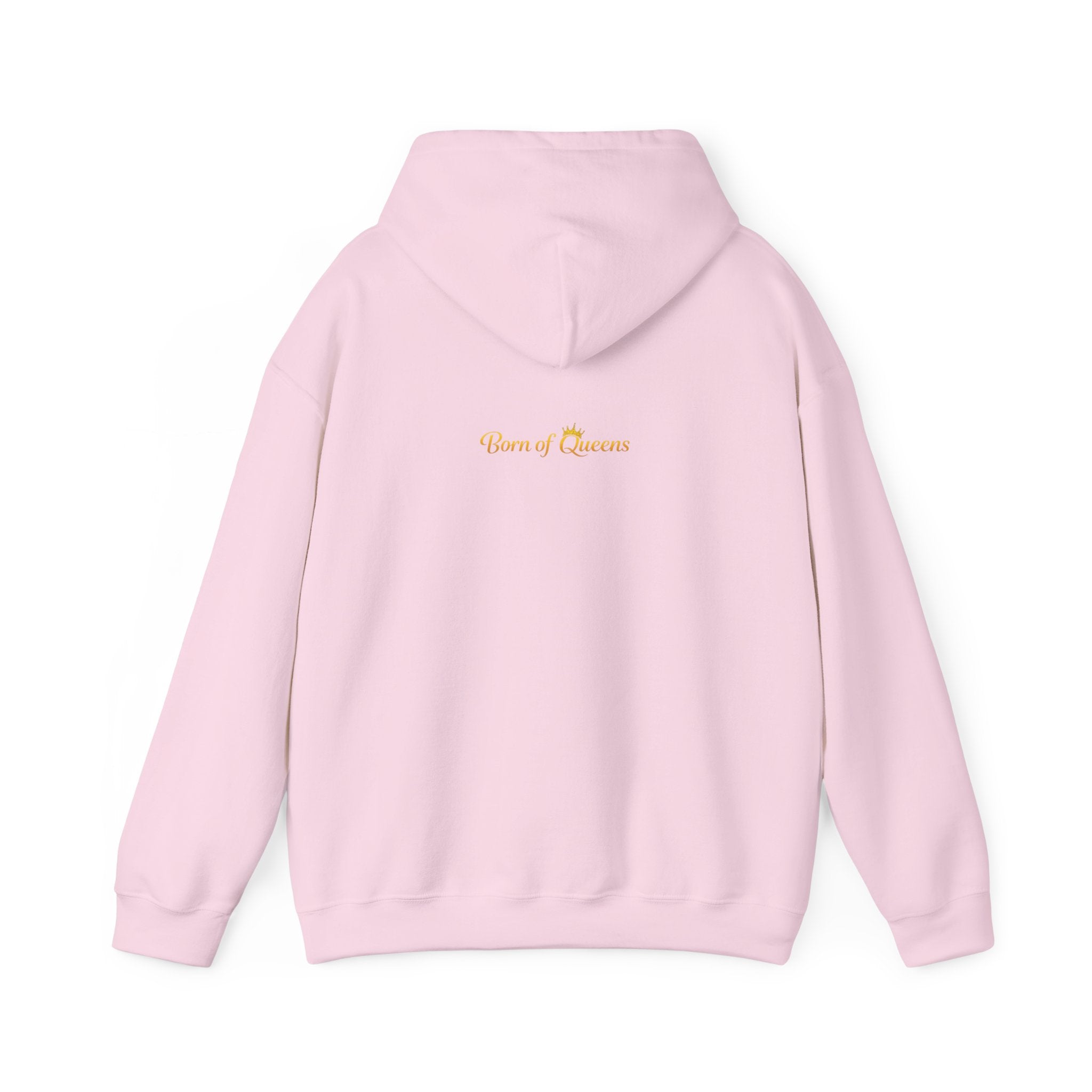 Queen Life script hoodie | Born of Queens back print
