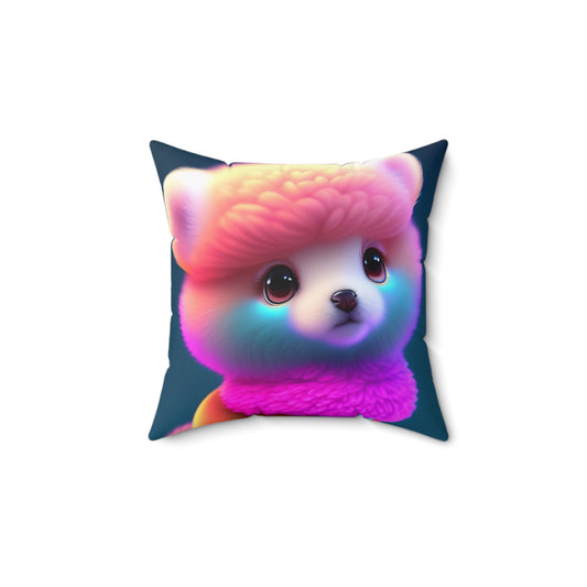 Cute Animal Plush Pillow, Cozy Home Decor, Gift for Animal Lovers, Fun Kid's Room Accent, Colorful Throw Cushion