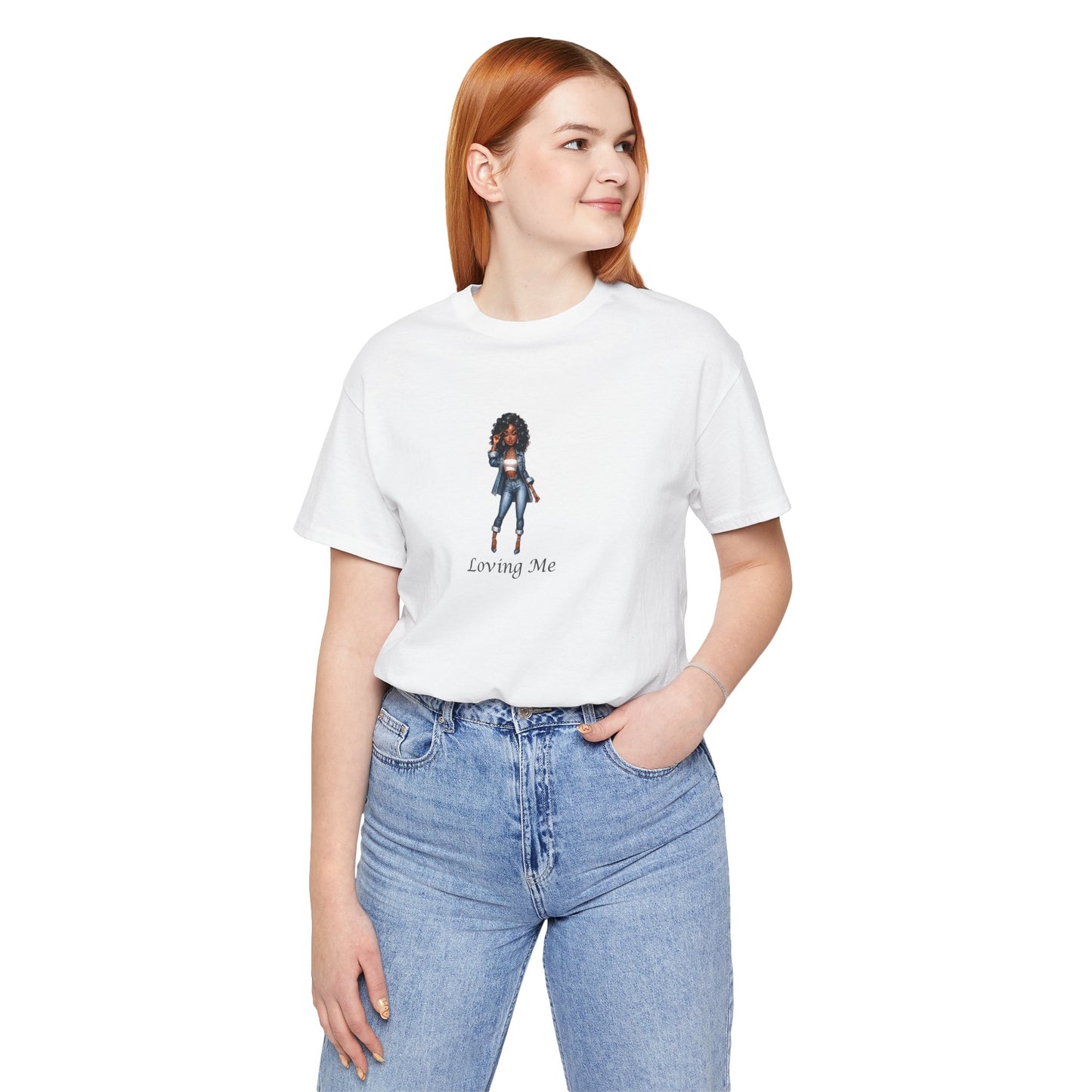 Empowering Loving Me Tee - Unisex Jersey Short Sleeve Shirt
