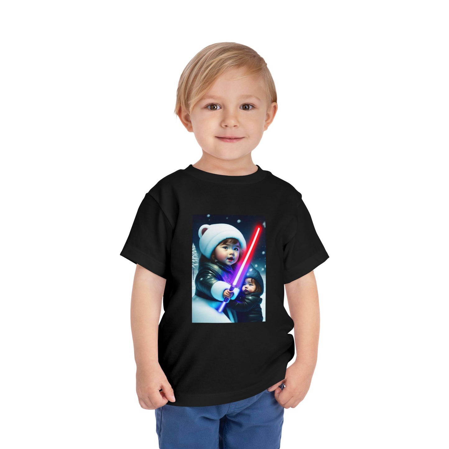 Galactic Adventure Toddler Tee, Kid's Science Fiction Shirt, Star Wars Inspired T-Shirt, Fun Playtime Outfit, Birthday Gift for Kids