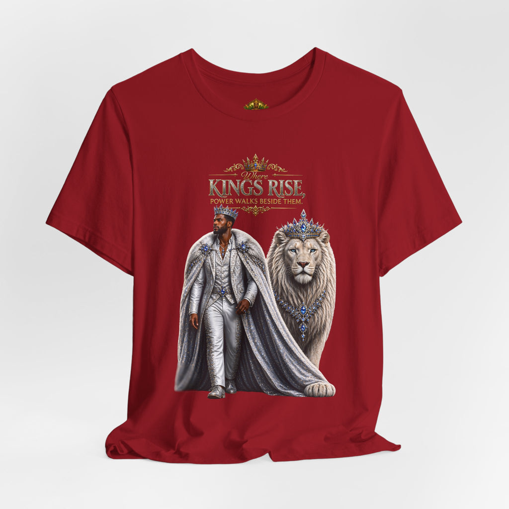 Where Kings Rise Tee – Power Walks Beside Them | Queen Life Culture