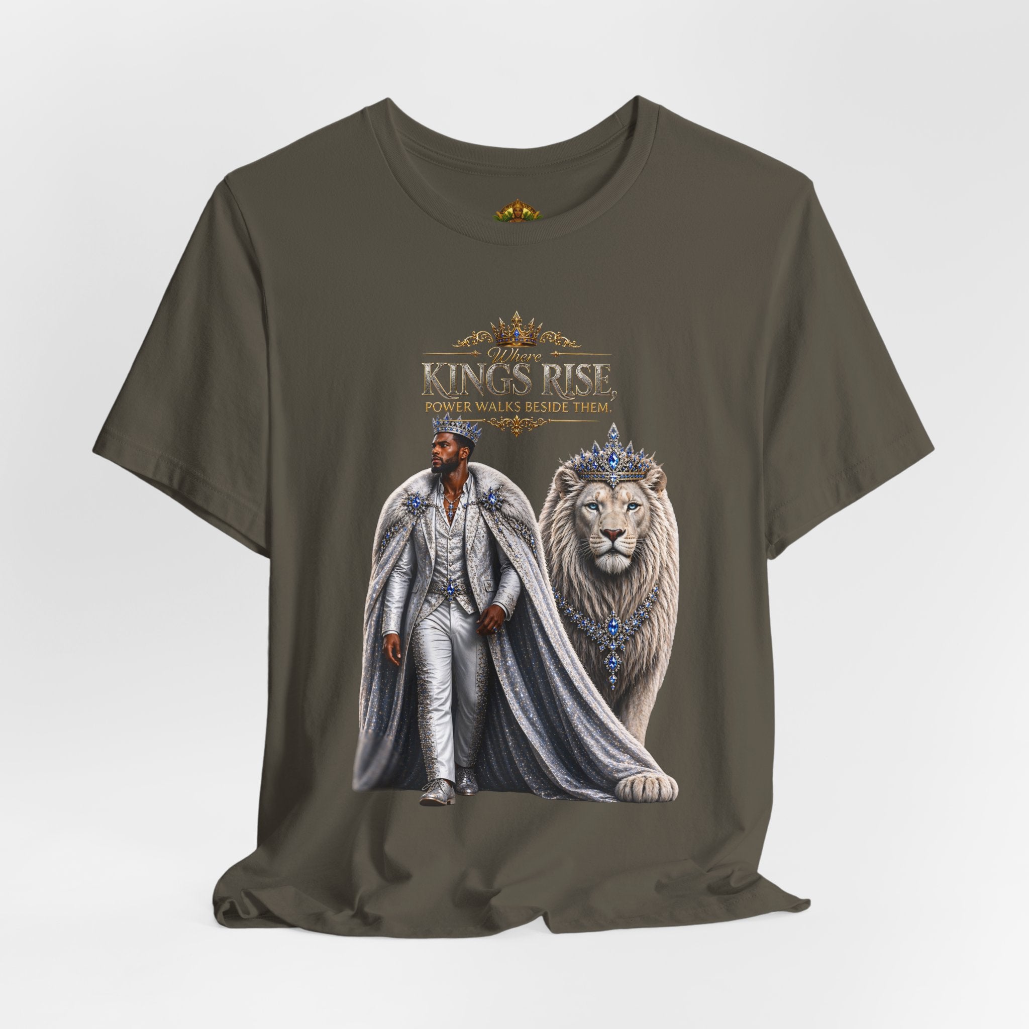 Where Kings Rise Tee – Power Walks Beside Them | Queen Life Culture