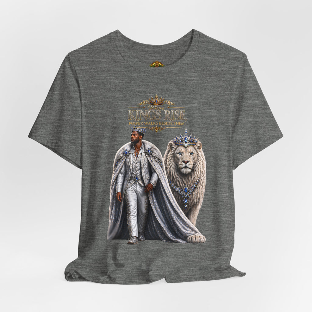 Where Kings Rise Tee – Power Walks Beside Them | Queen Life Culture