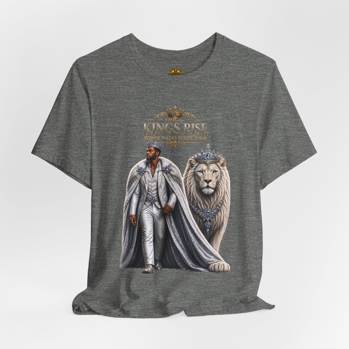 Where Kings Rise Tee – Power Walks Beside Them | Queen Life Culture