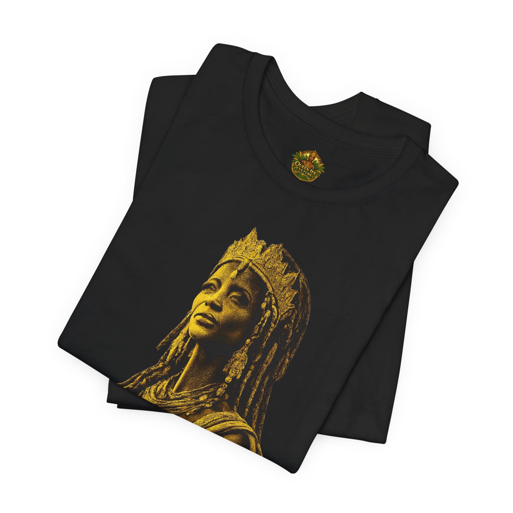 Queen Ife Culture T‑Shirt — 'I Don't Beg for Respect, I Wear It' Royal Graphic Tee