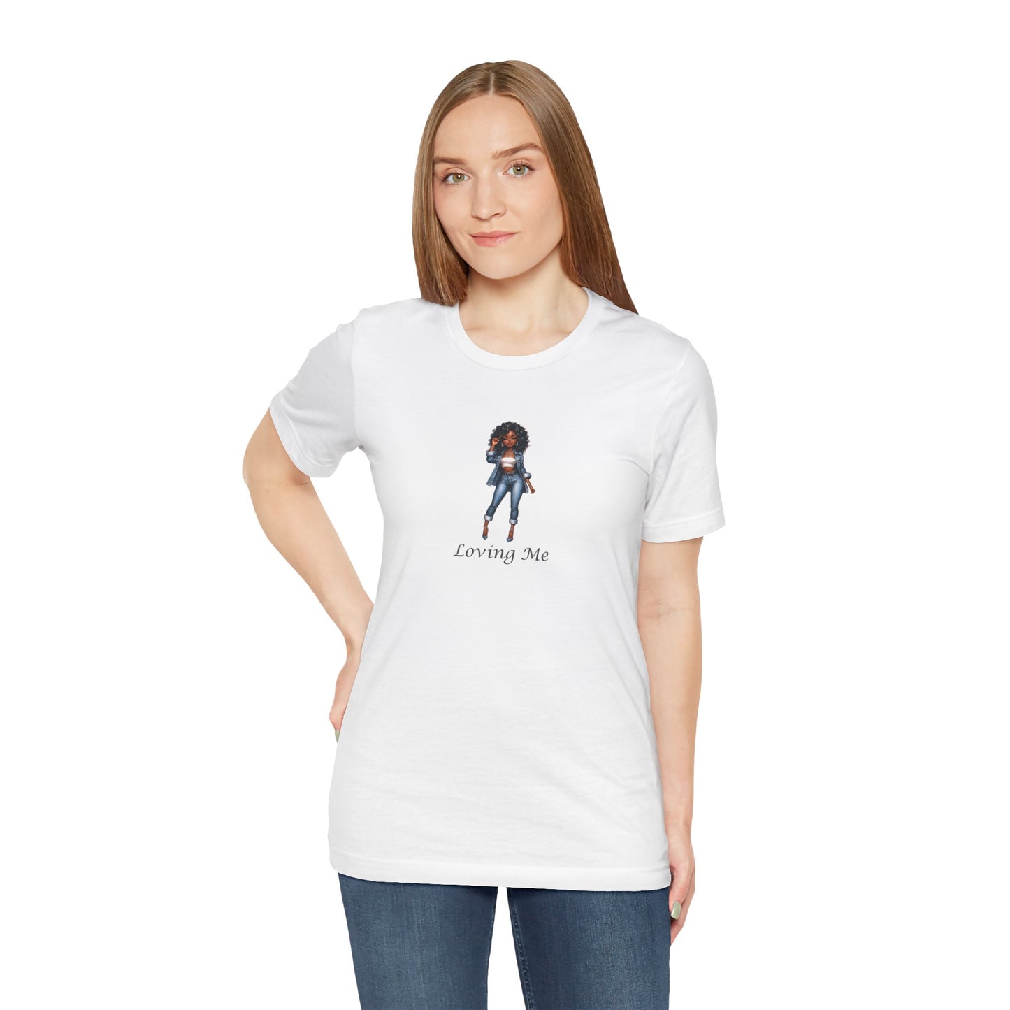 Empowering Loving Me Tee - Unisex Jersey Short Sleeve Shirt