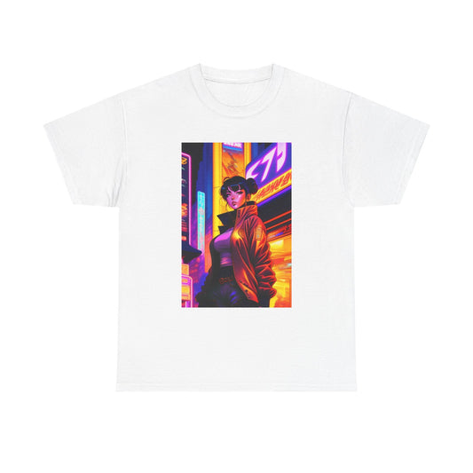 Vibrant Urban Art Tee | Unisex Cotton T-Shirt Inspired by City Life, Casual Wear, Gift for Art Lovers, Artistic Apparel, Streetwear Style
