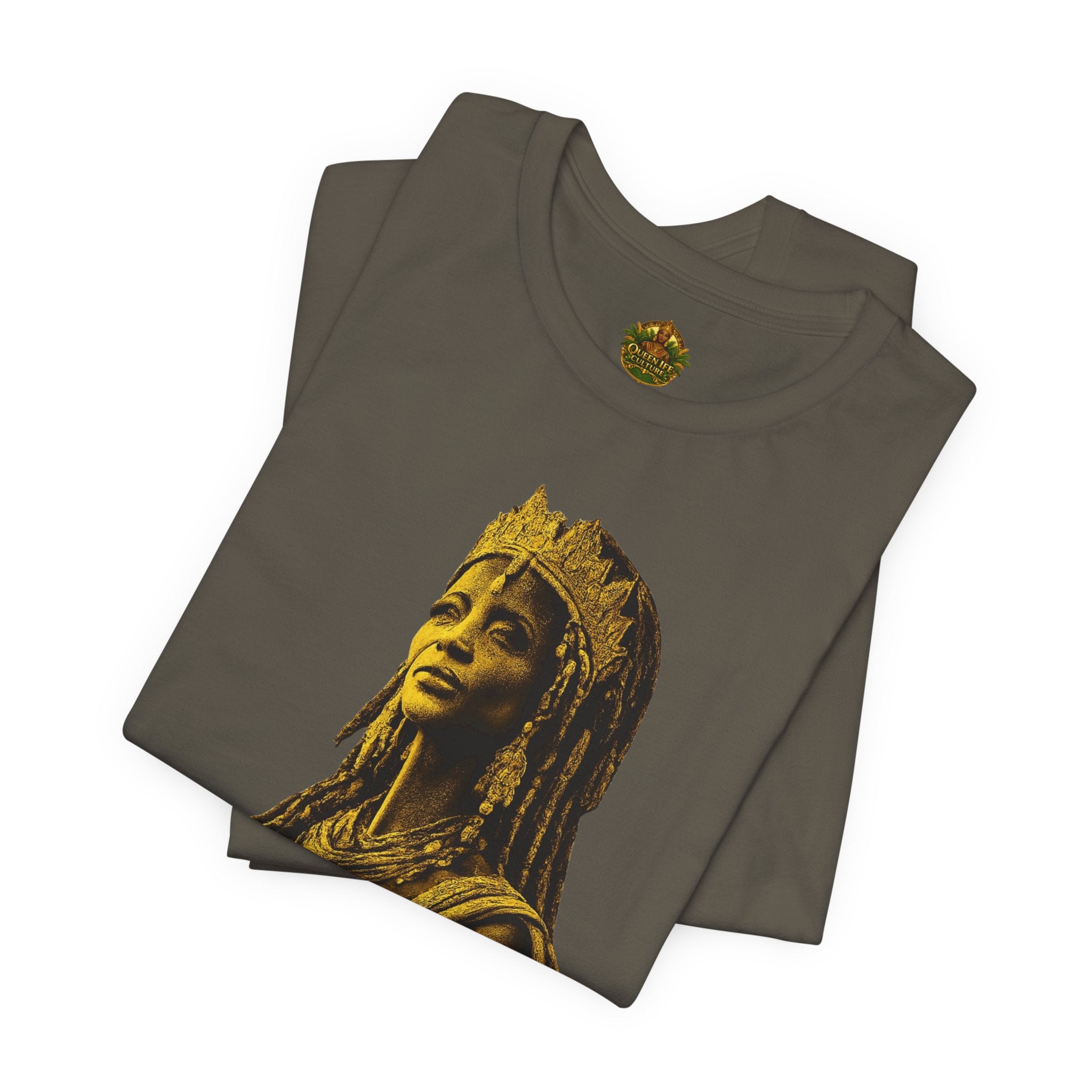Queen Ife Culture T‑Shirt — 'I Don't Beg for Respect, I Wear It' Royal Graphic Tee