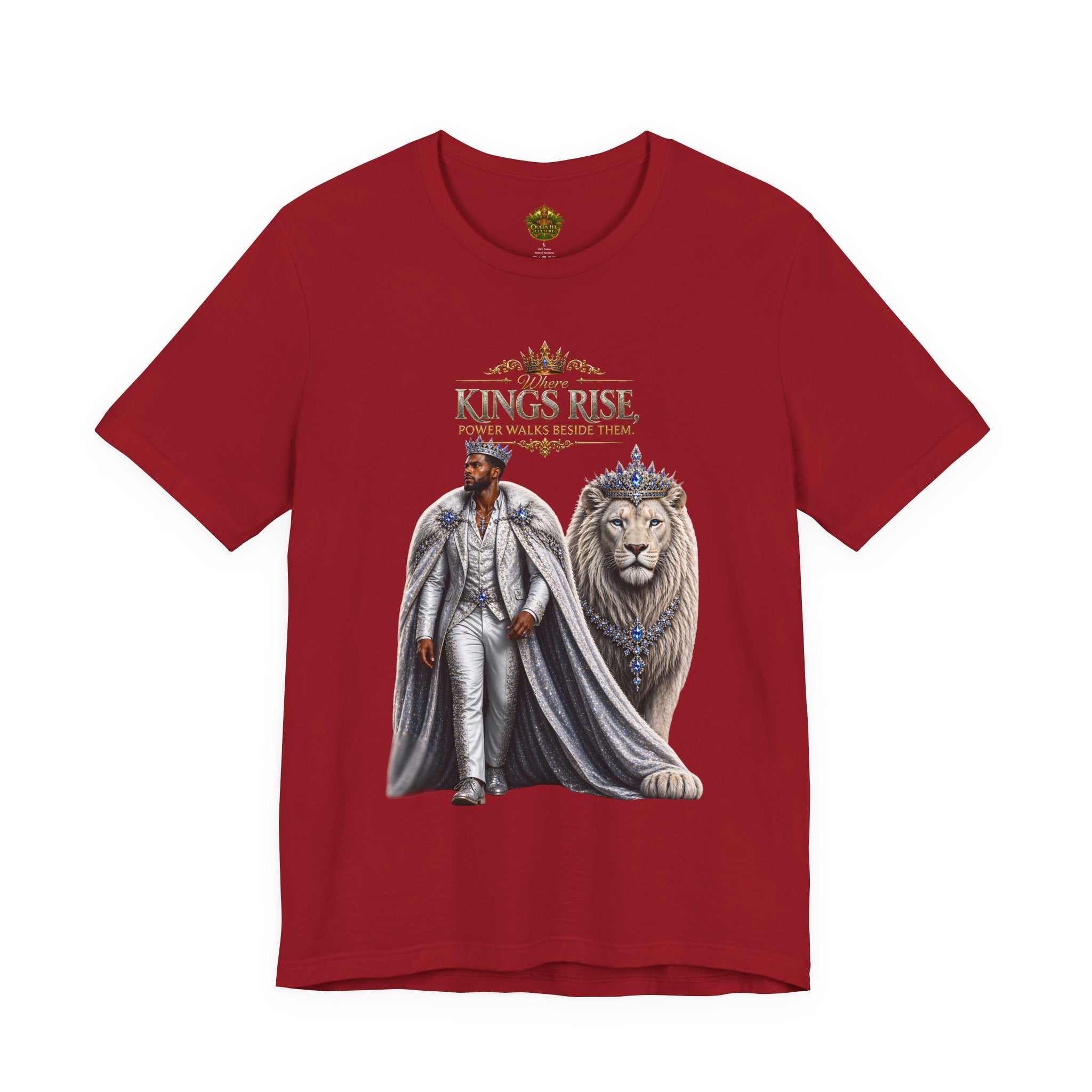 Where Kings Rise Tee – Power Walks Beside Them | Queen Life Culture