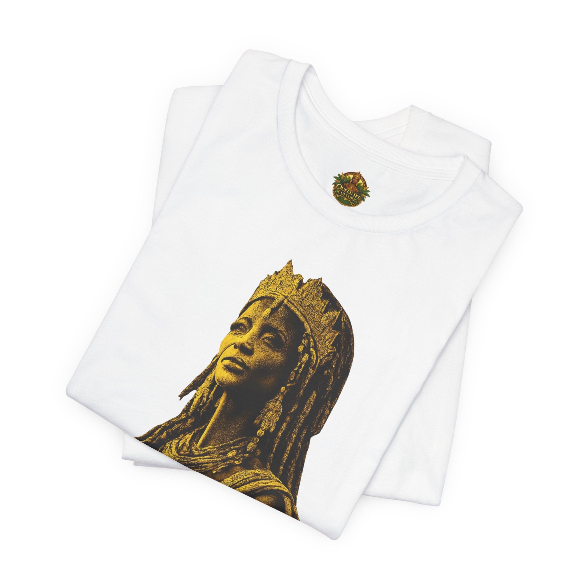 Queen Ife Culture T‑Shirt — 'I Don't Beg for Respect, I Wear It' Royal Graphic Tee