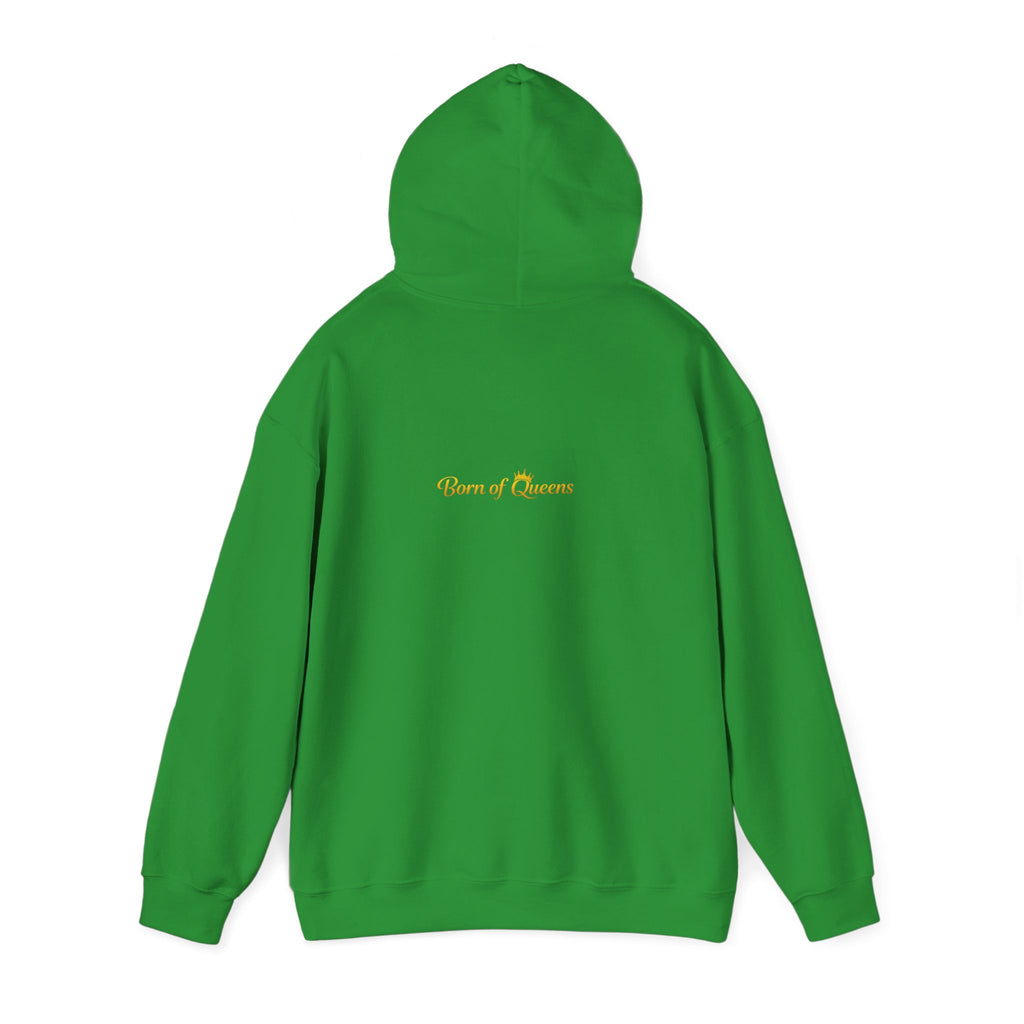 Queen Life script hoodie | Born of Queens back print