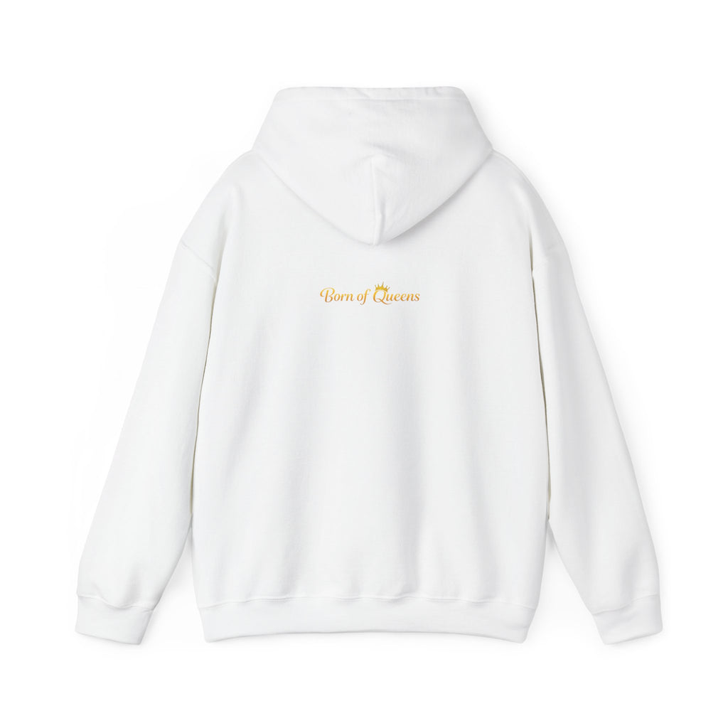 Queen Life script hoodie | Born of Queens back print