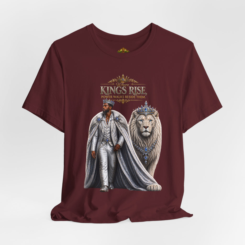 Where Kings Rise Tee – Power Walks Beside Them | Queen Life Culture