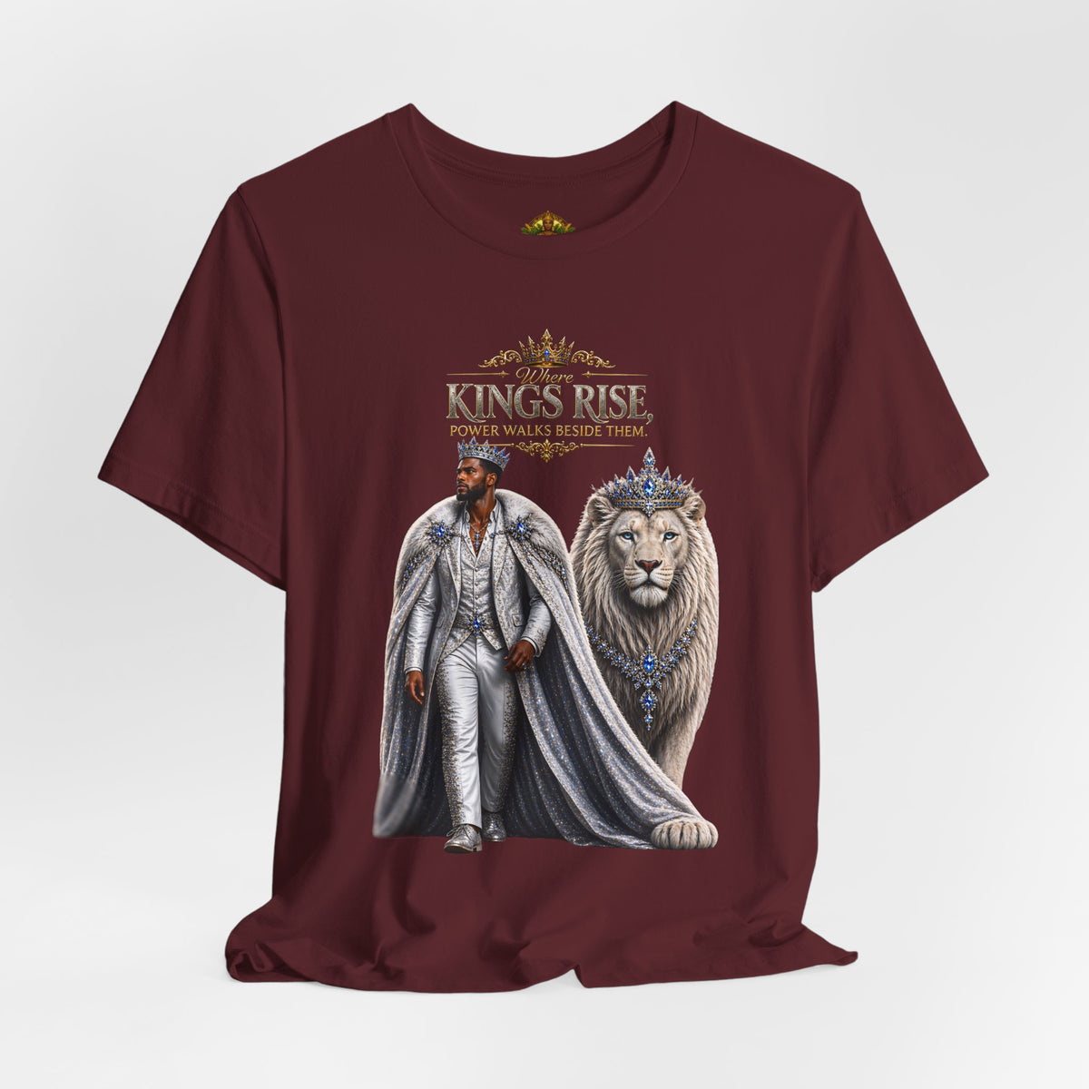Where Kings Rise Tee – Power Walks Beside Them | Queen Life Culture