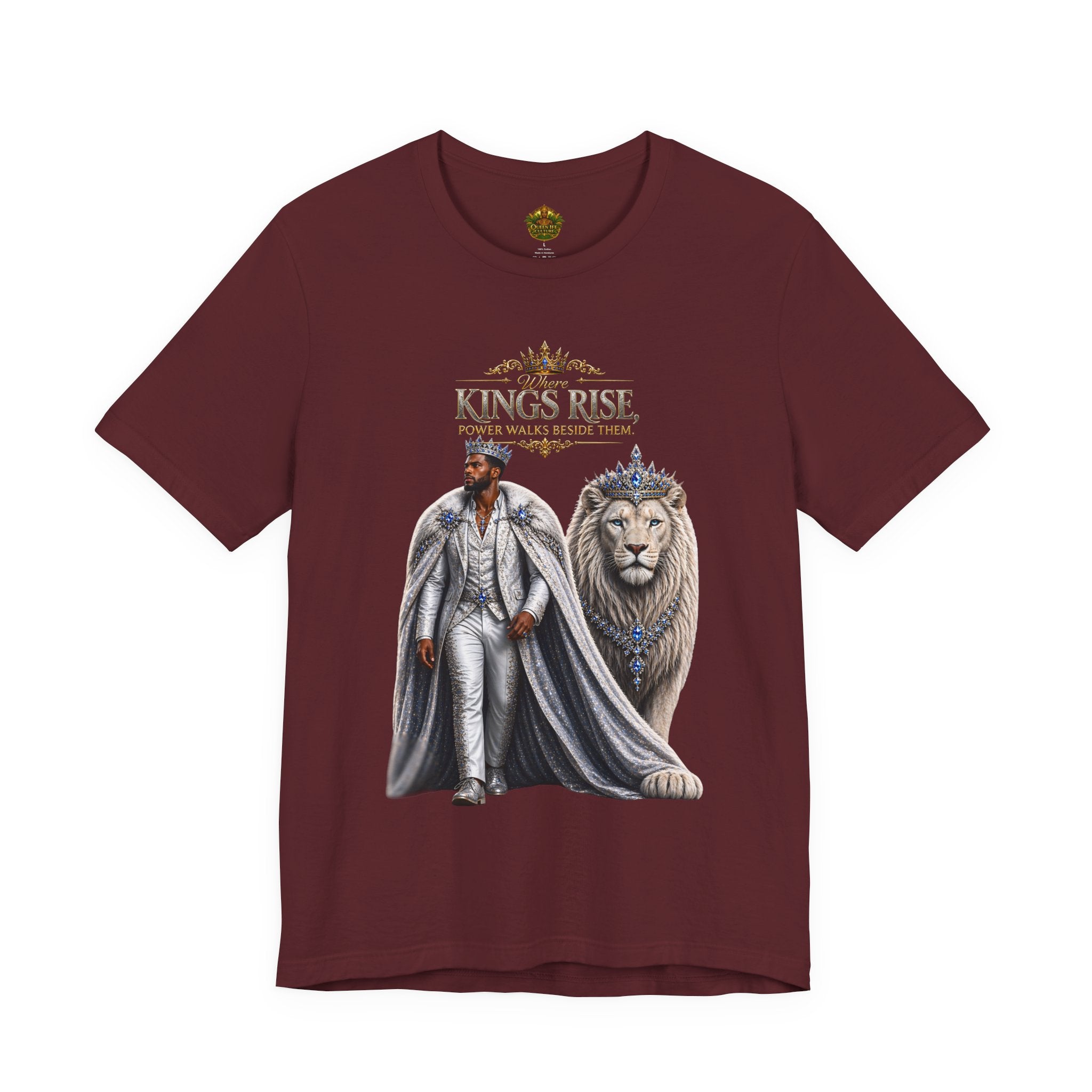 Where Kings Rise Tee – Power Walks Beside Them | Queen Life Culture