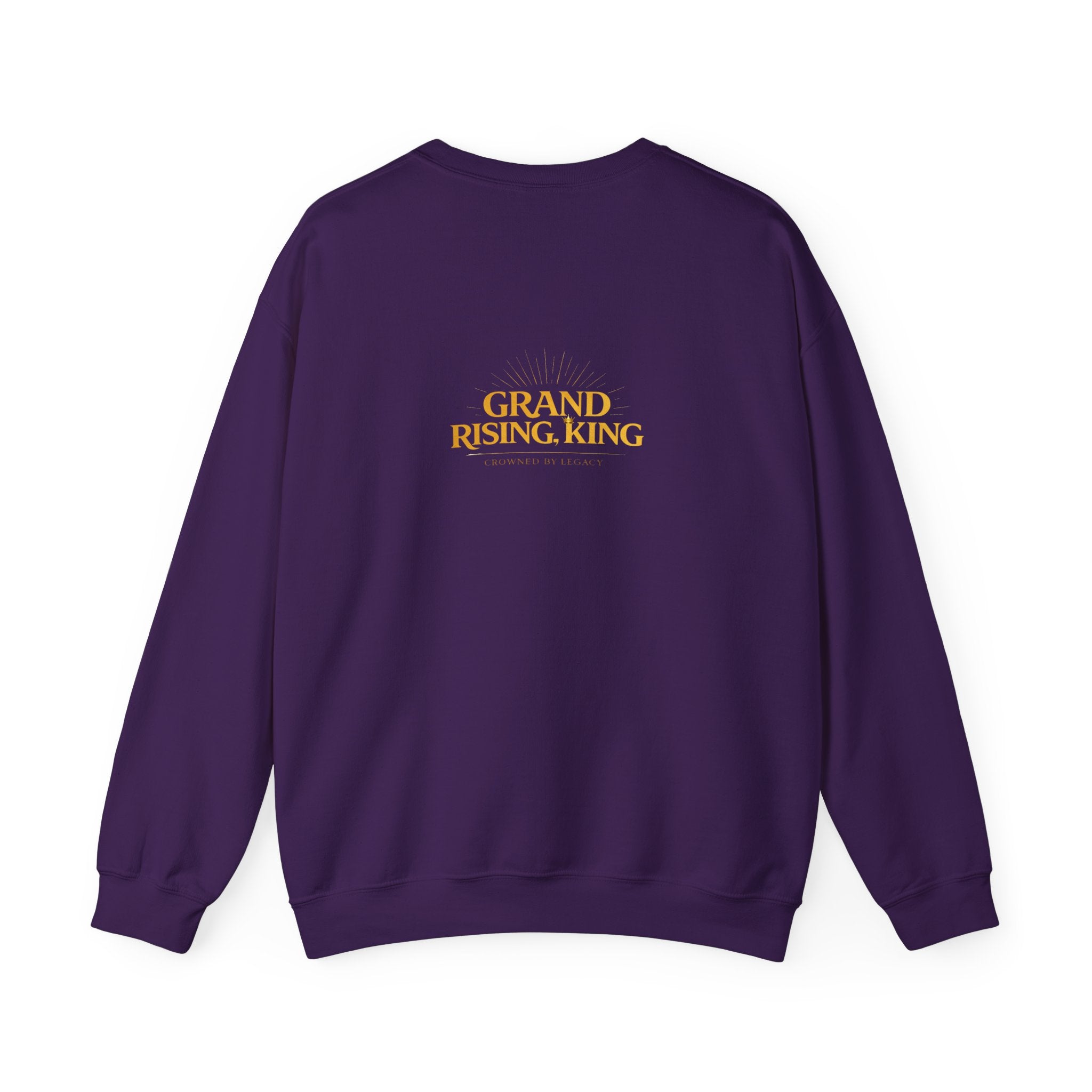 Embroidered Beaded Crown Crewneck Sweatshirt
