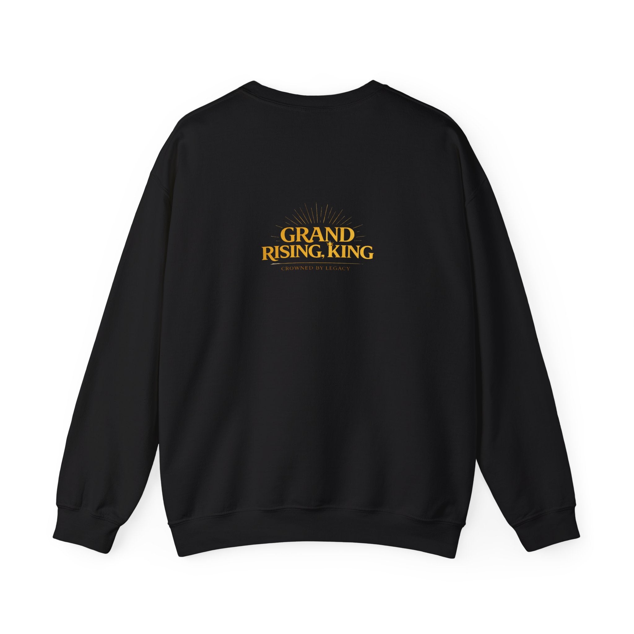 Embroidered Beaded Crown Crewneck Sweatshirt