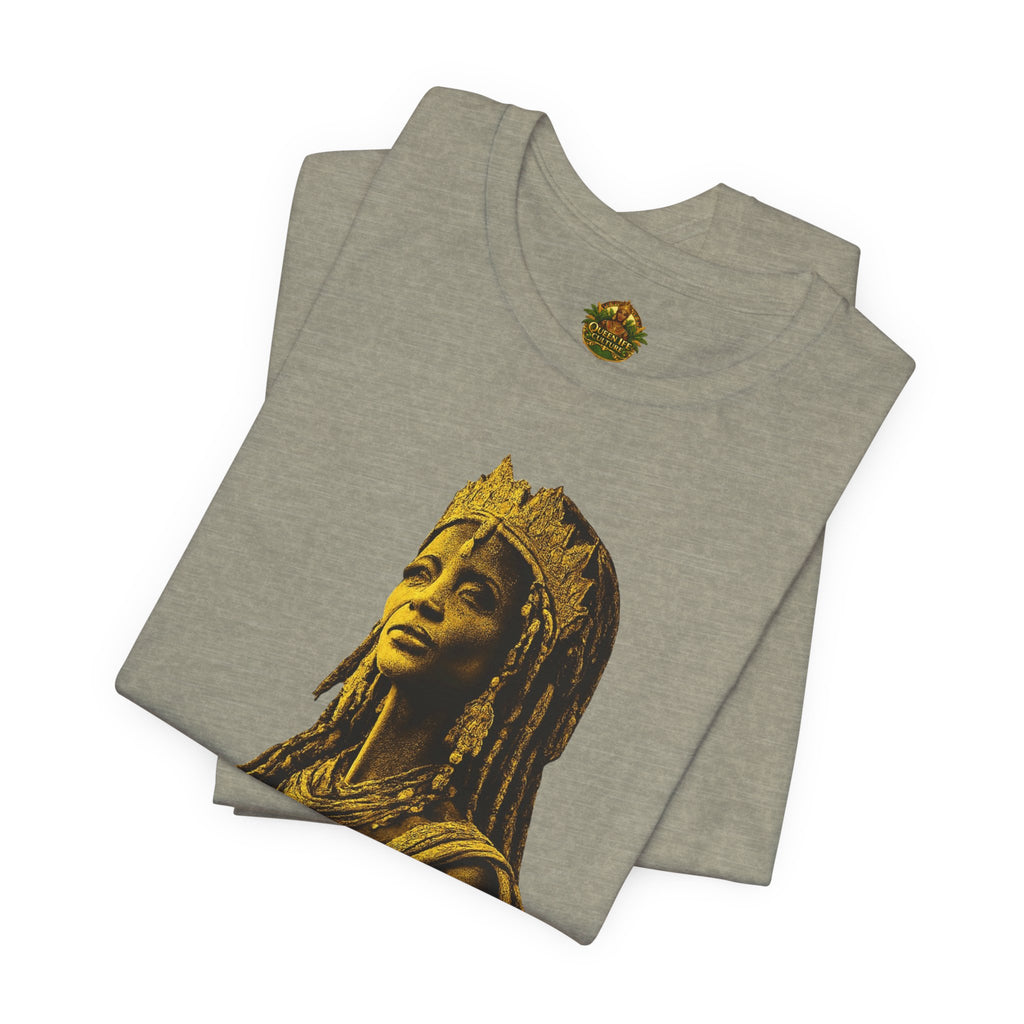 Queen Ife Culture T‑Shirt — 'I Don't Beg for Respect, I Wear It' Royal Graphic Tee