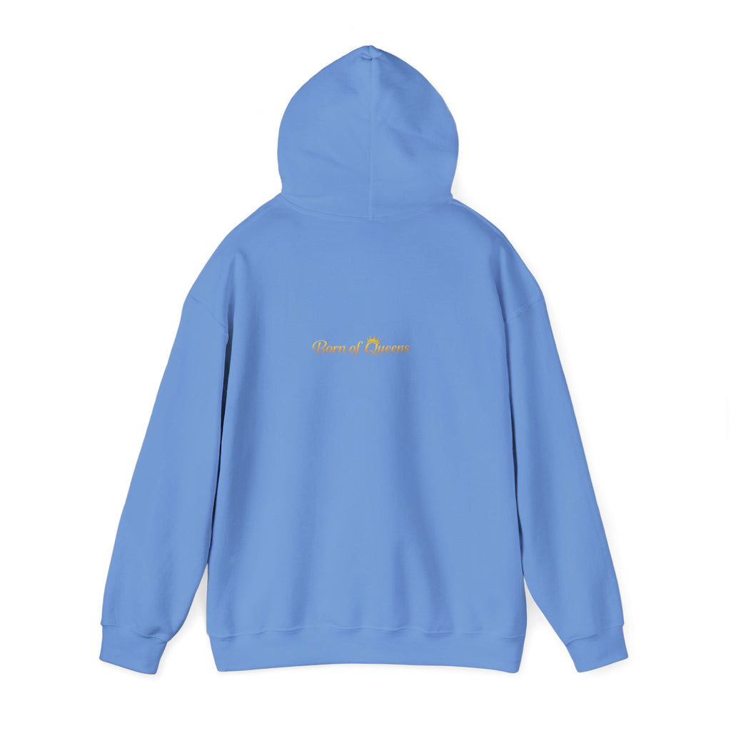 Queen Life script hoodie | Born of Queens back print