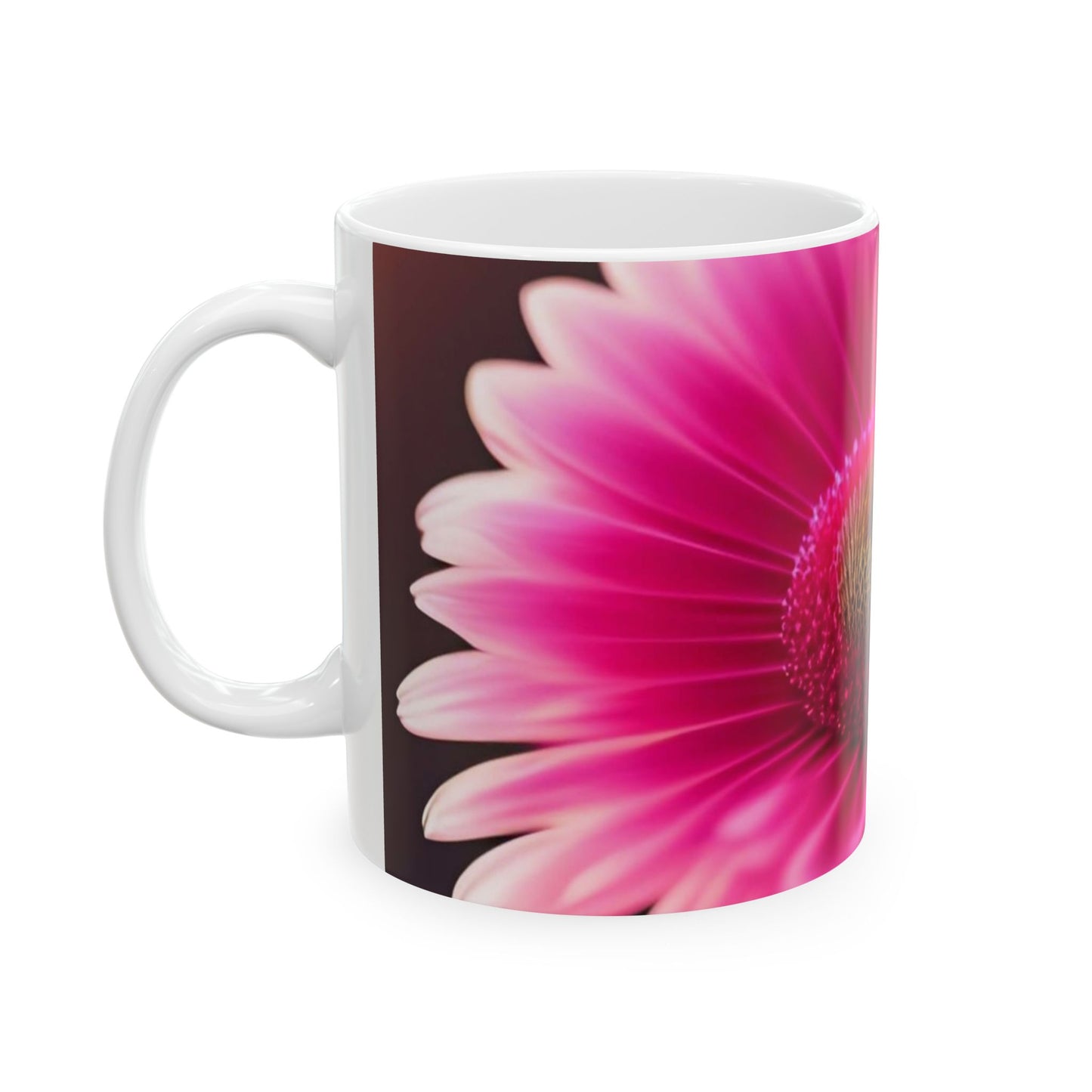 Vibrant Floral Ceramic Mug - Perfect Gift for Garden Lovers, Coffee Enthusiasts, and Home Decor, Kitchenware, Flower Mug