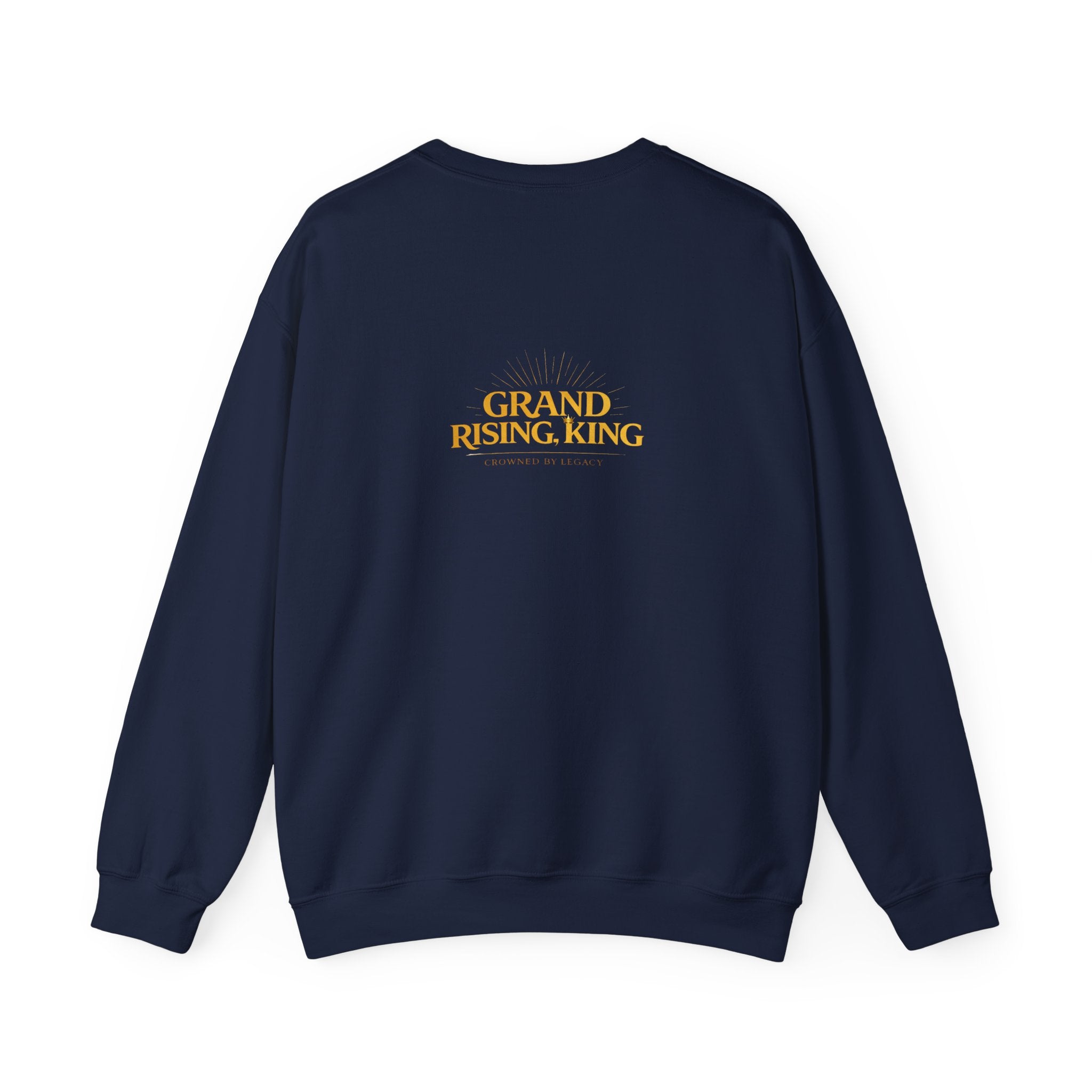 Embroidered Beaded Crown Crewneck Sweatshirt