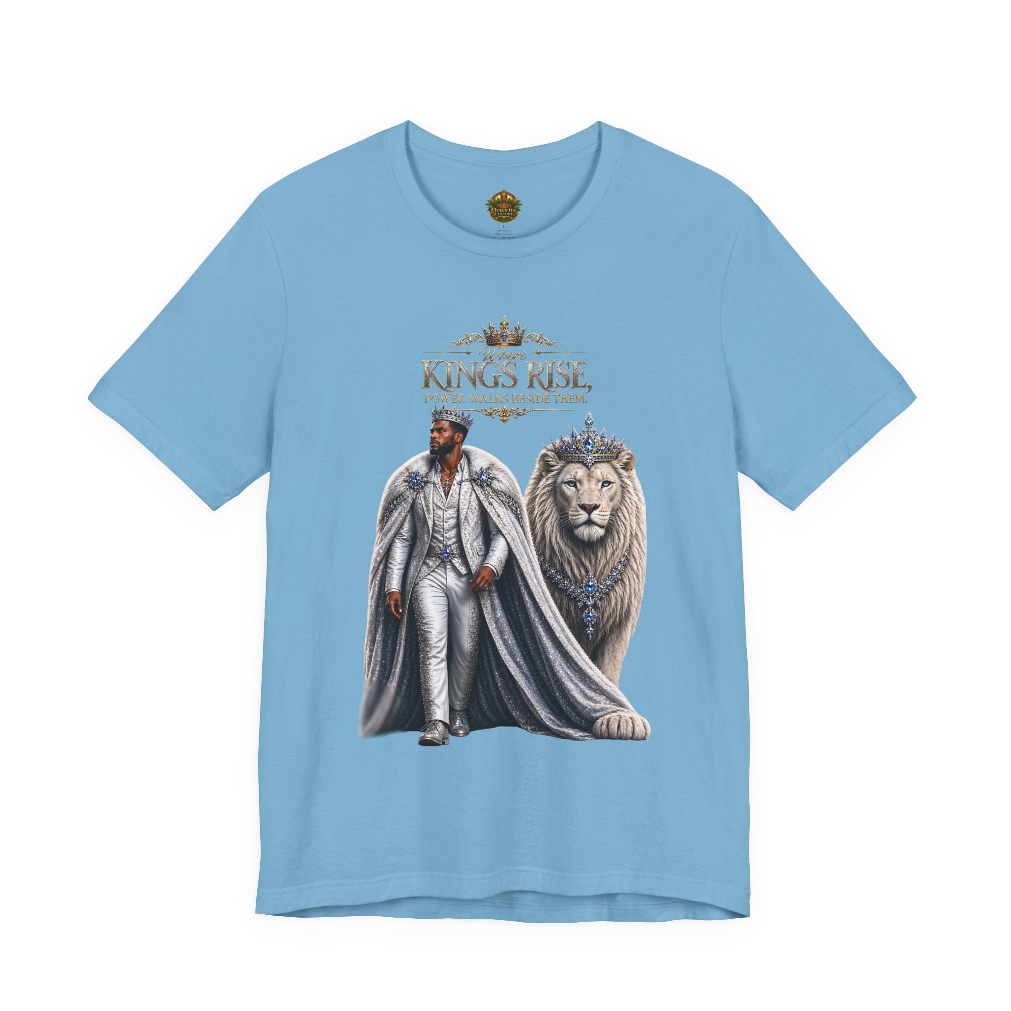 Where Kings Rise Tee – Power Walks Beside Them | Queen Life Culture