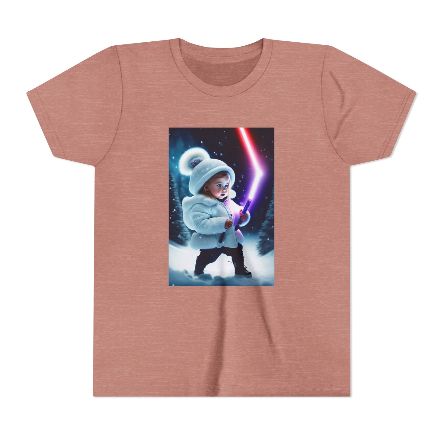 Youth Short Sleeve Tee - Cool Jedi Kid Design, Star Wars Inspired, Perfect for Birthdays, Playtime, and Pretend Adventures