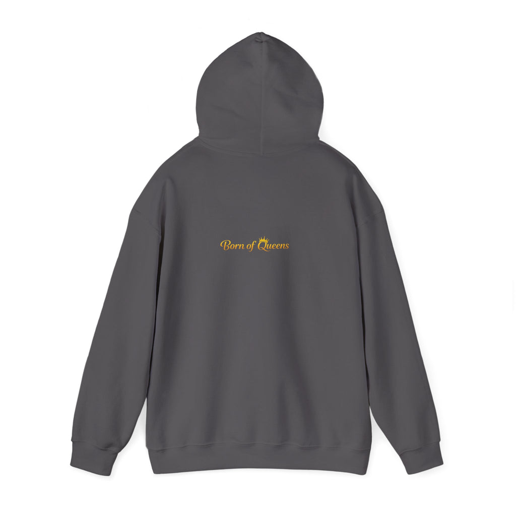 Queen Life script hoodie | Born of Queens back print