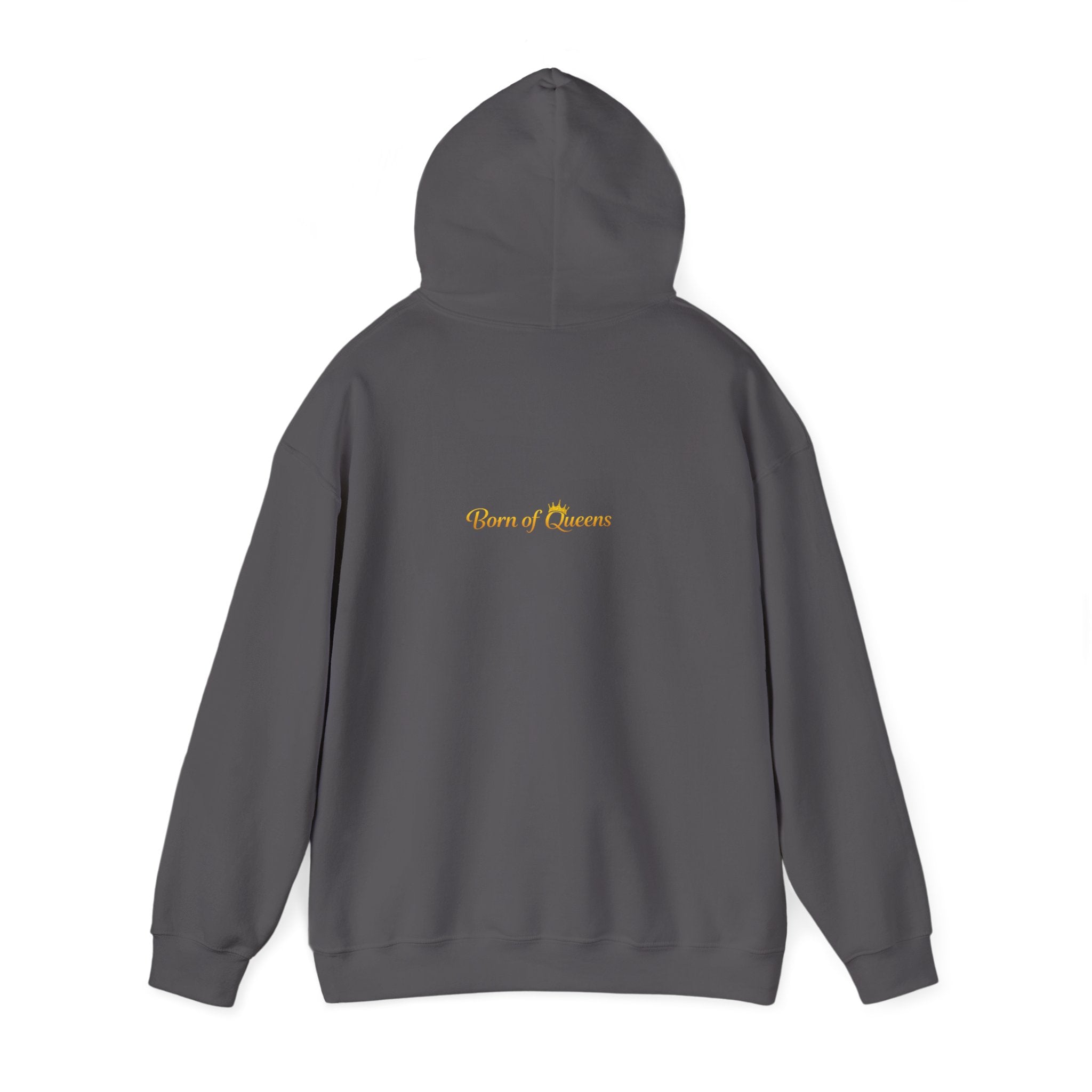 Queen Life script hoodie | Born of Queens back print