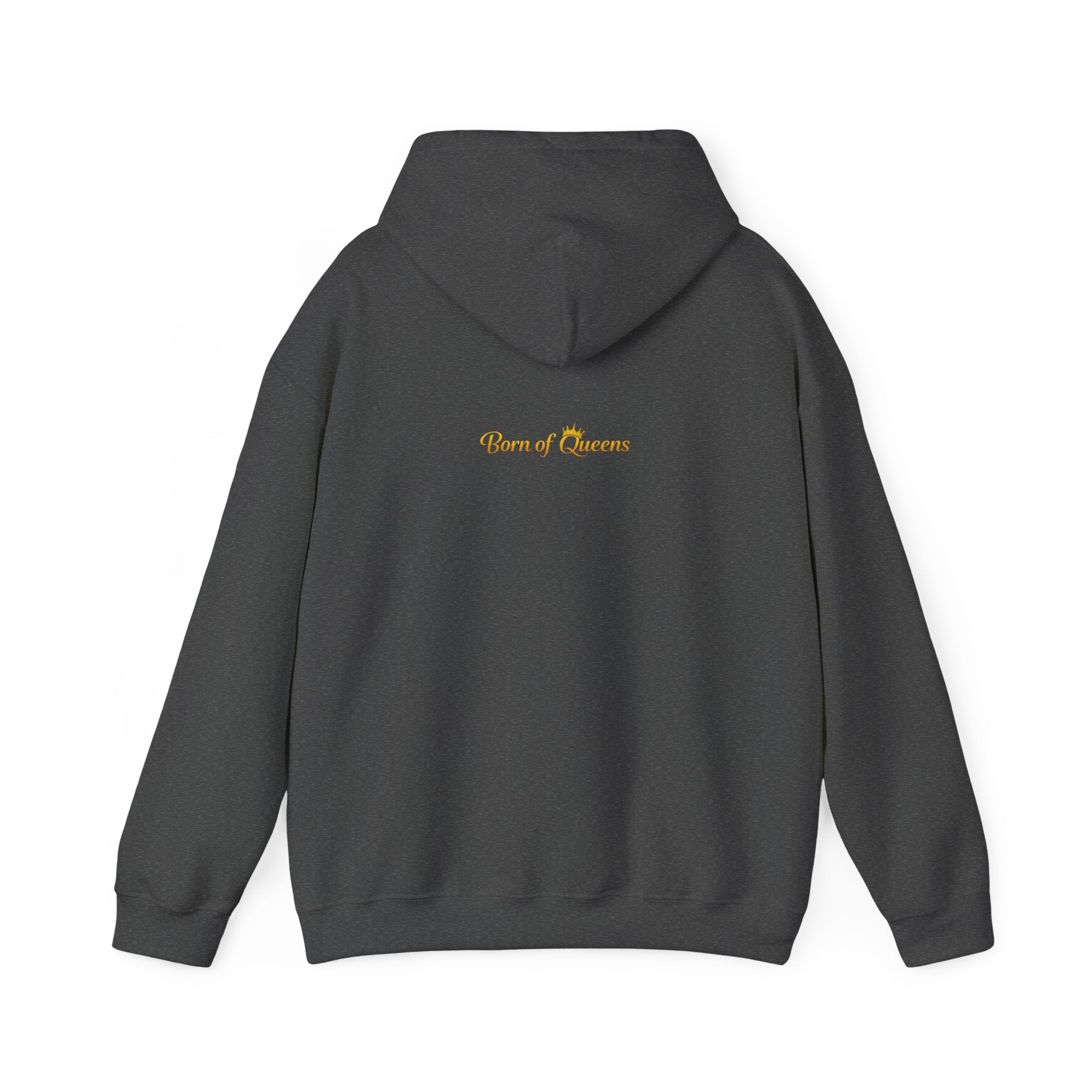 Queen Life script hoodie | Born of Queens back print