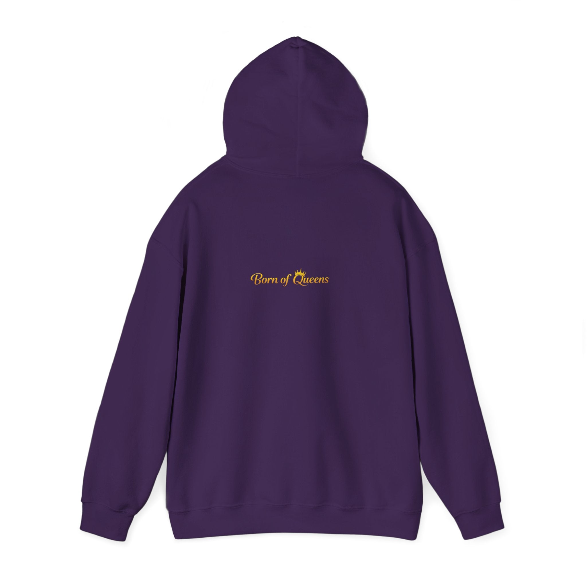 Queen Life script hoodie | Born of Queens back print