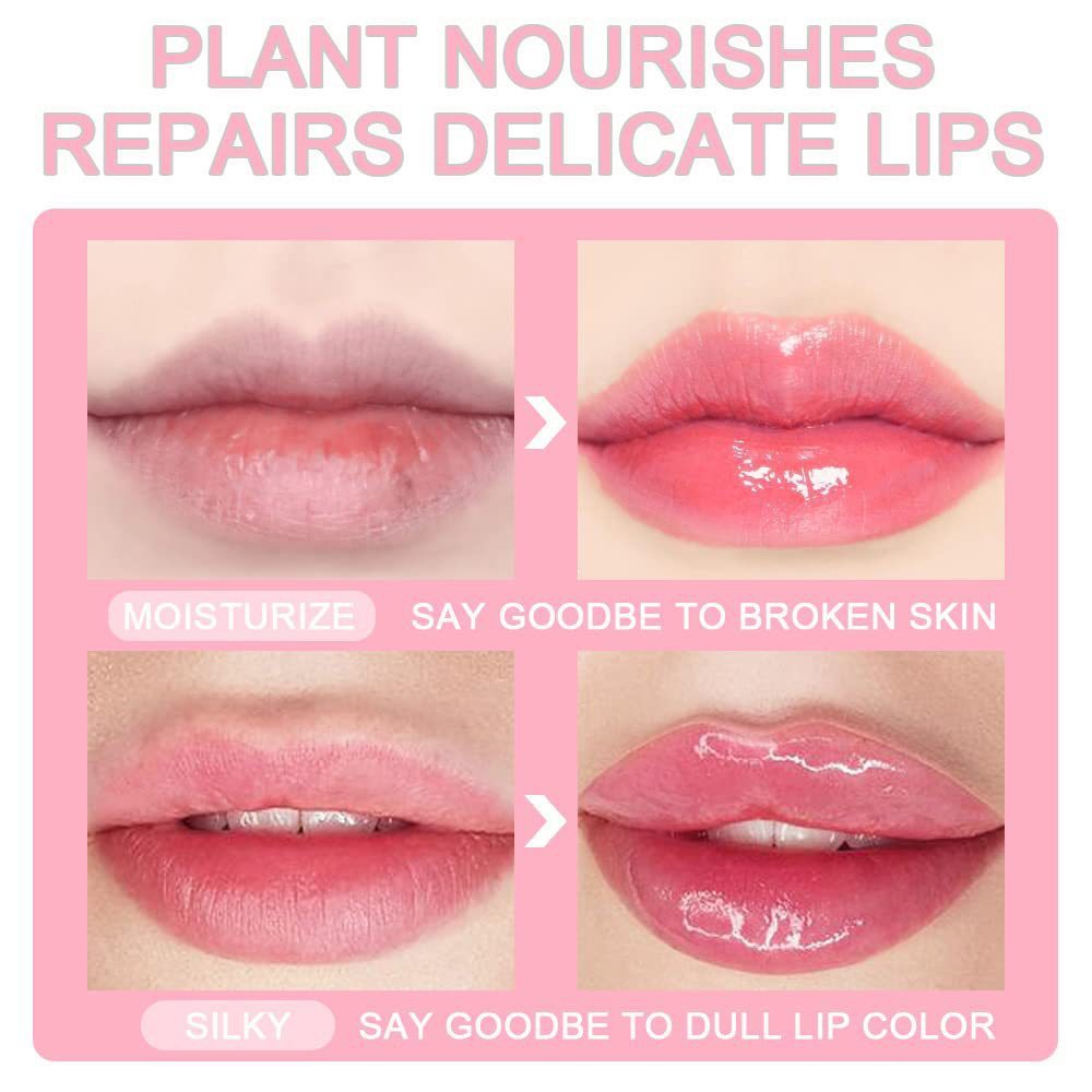 Lip Care Ampoule Nourishing Hydrating And Moisturizing Transparent Care Fruit Flavor Lip Gloss Makeup