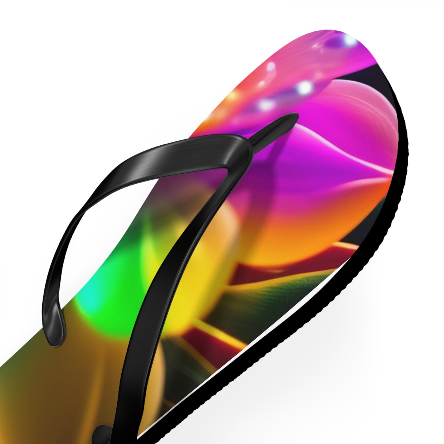 Colorful Floral Flip Flops | Vacation Sandals, Summer Beachwear, Festival Footwear, Pool Slides, Gifts for Her