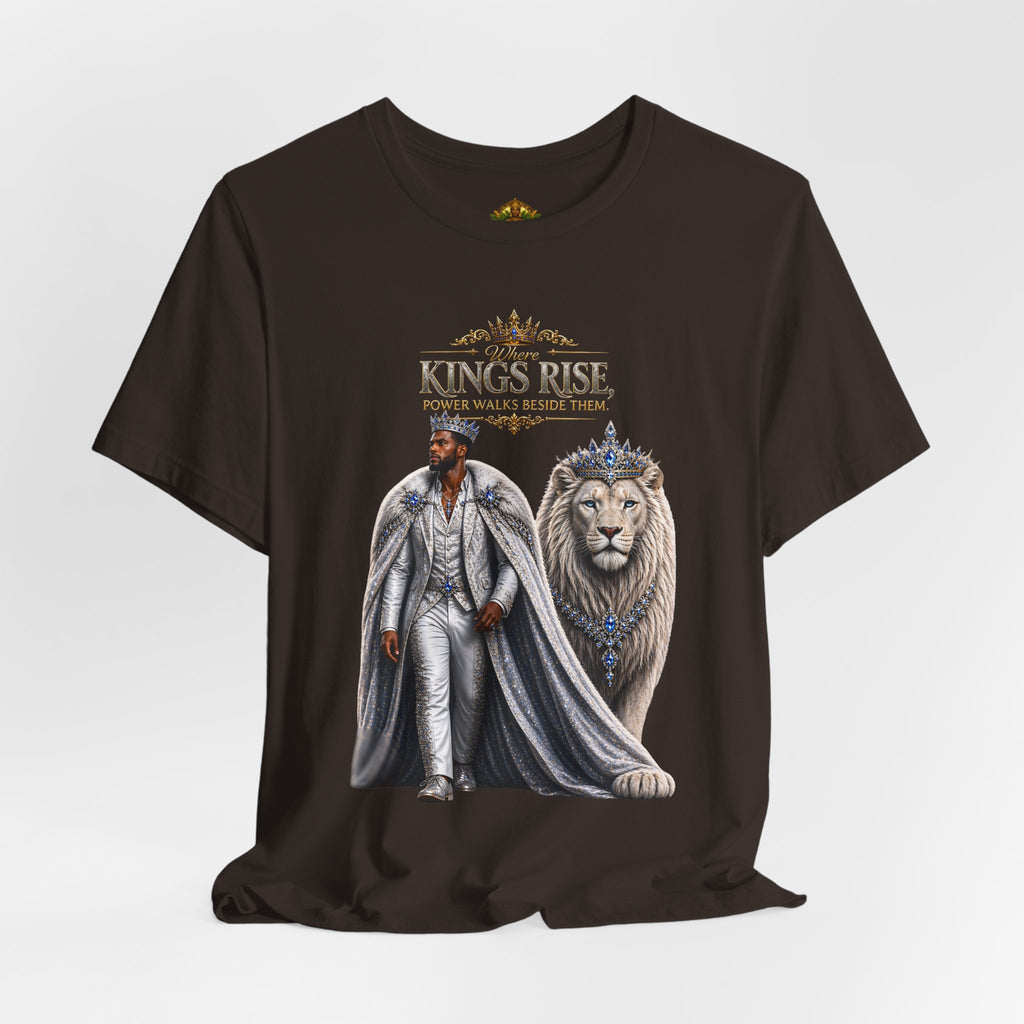 Where Kings Rise Tee – Power Walks Beside Them | Queen Life Culture