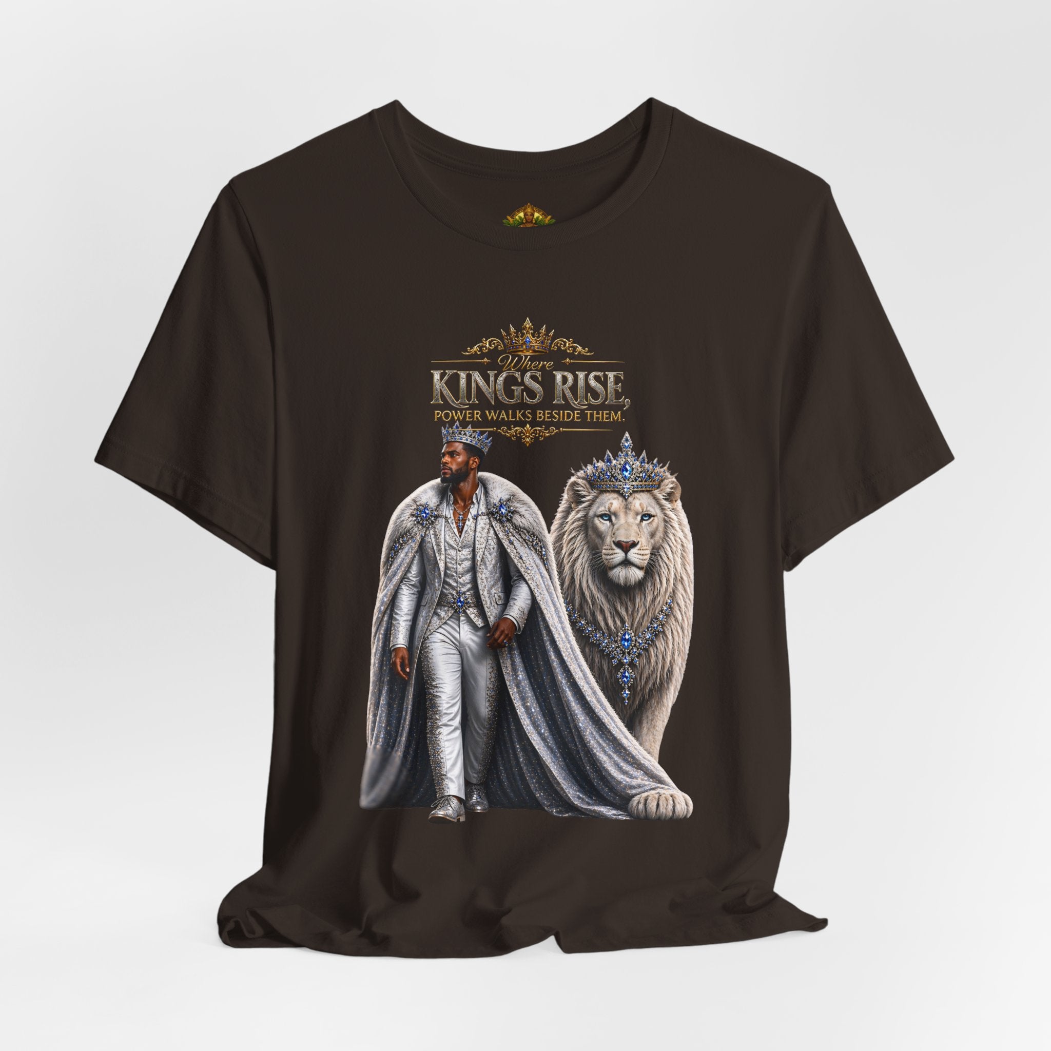 Where Kings Rise Tee – Power Walks Beside Them | Queen Life Culture