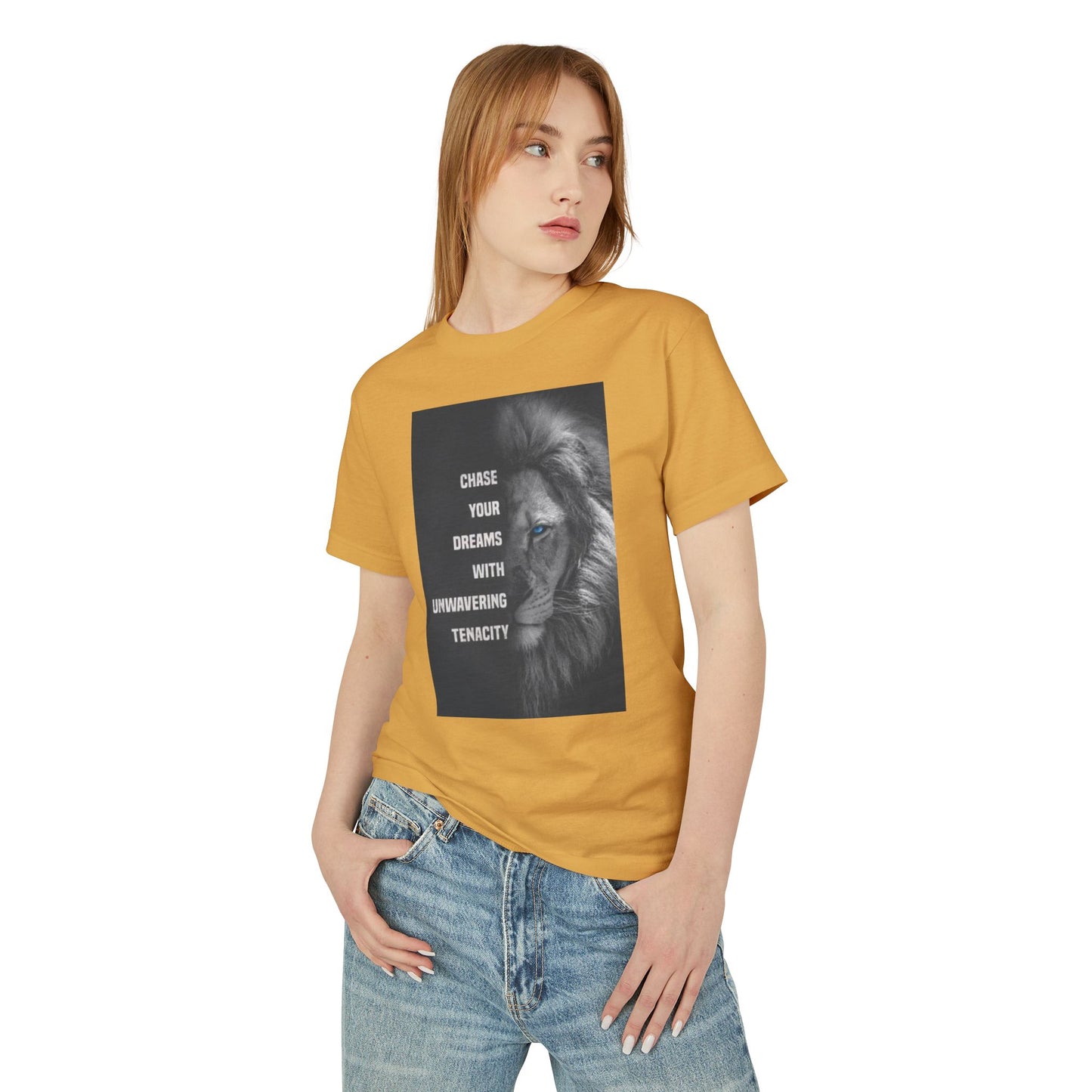 Dreamer T-Shirt - Unisex Garment-Dyed Heavyweight Cotton Tee with 'Chase your DREAMS' Design