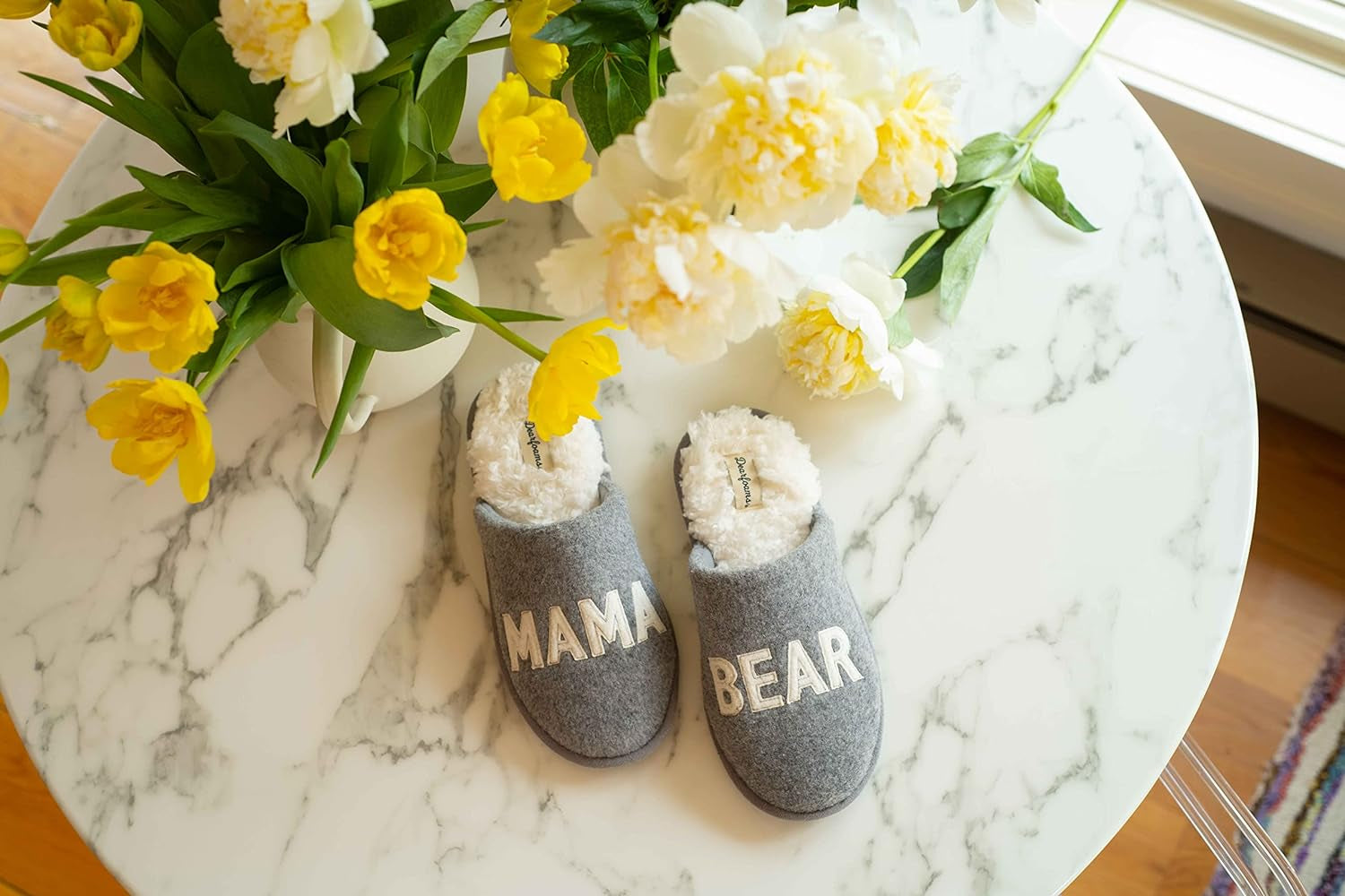 Womens Gifts for Mom Cute Cozy Mothers Day Mama Bear Slipper