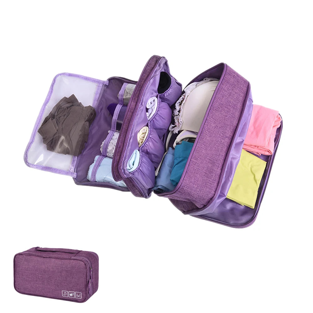 High Capacity Travel Storage Bag for Bra Underwear Socks Cosmetics New Wardrobe Closet Clothes Organizer Accessories Storage Bag